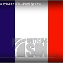 Drapeau français dans le reportage tv dominicaine (capture écran)